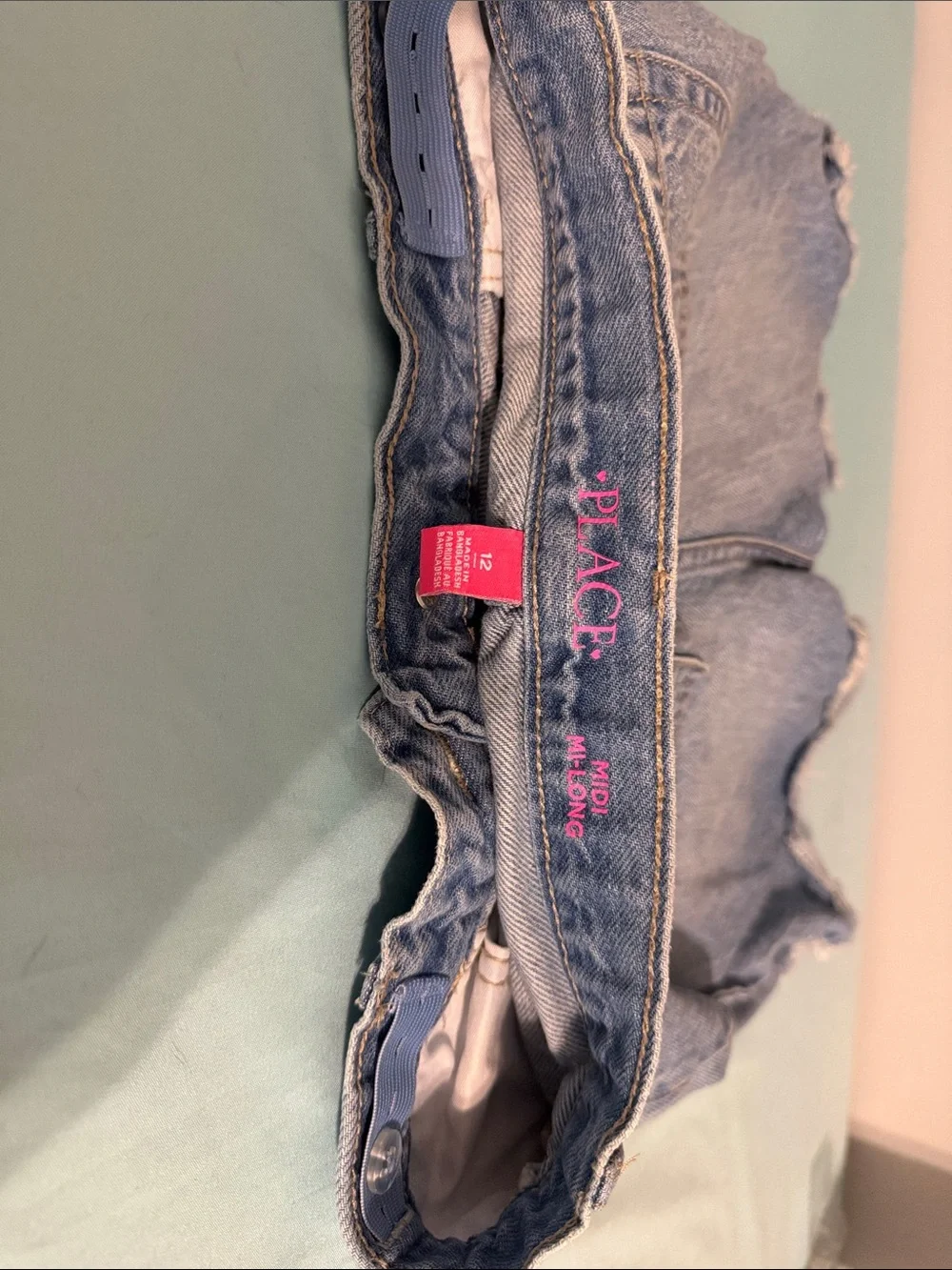 The Children's Place Light Blue Distressed Denim Shorts